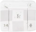 roba Wickelauflage Fox & Bunny - Wickelunterlage 85 x 75cm weich mit Fuchs & Hasen