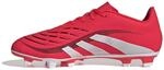 adidas Unisex Predator Club Firm Ground/Multi Ground Football Boots, Lucid Red/Cloud