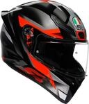 AGV K1 S Fastlap Helm, schwarz/grau/rot, S (55/56)