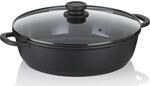 kela Schmorpfanne 32 cm hoher Rand ATURA, Induktion Servierpfanne mit Deckel 5 L,