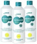HAKA Neutralseife Liquid, Allzweckreiniger, 3x 1L, Universalreiniger f&uuml;r den