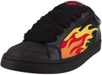 Buffalo Liberty - Schwarz/Orange Kunstleder Schuhgr&ouml;&szlig;e 40, Weite Normal