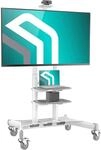 ONKRON TV St&auml;nder rollbar f&uuml;r 50-86 Zoll TV bis zu 90,9 kg, TV Standfuss