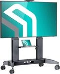 ONKRON TV St&auml;nder rollbar f&uuml;r 70-110 Zoll Fernseher, max Last 145 kg,