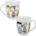 The Peanuts Family Tasse - Snoopy Tasse Kaffeetasse Kaffeebecher Wei&szlig; aus...
