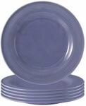 Seltmann Weiden Beat Speiseteller rund 27,5 cm rund mit Relief Fliederblau...