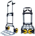 TRUTZHOLM Klappkarre XL Sackkarre Mit Langem Teleskopgriff 115 cm und Gro&szlig;er