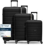 REDOLZ Hartschalen Koffer-Set 3-teilig | aus hochwertigem, leichtem...