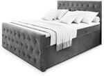 Masseno Boxspringbett FONDI 140x200 cm Komplett-Set mit Matratze und Topper,