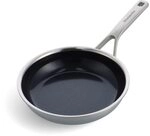 KitchenAid Multi-Ply Stainless Steel PFAS-freie keramische Antihaft-Bratpfanne aus