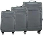 MY TRAVEL BAG Stoff Reisekoffer Trolley Erweiterbar mit Zwillingsrollen (M/L/XL/XXL