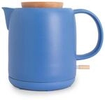 CREATE/KETTLE CERAMIC/Keramischer Wasserkocher Blau/Keramikgeh&auml;use, Aufheizen in 5