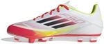 adidas Unisex F50 Club Football Boots FG/MG, Cloud White/Core Black/Solar Yellow, 44