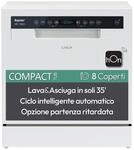 Candy Rapido' CP 8F9FFW Kompakt-Geschirrsp&uuml;lmaschine, 8 Gedecke, 8 Programme,