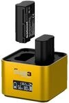 H&auml;hnel - ProCube3 - F&uuml;r Nikon - DSLR Duo-Ladeger&auml;t - Schnelleres Laden - USB...