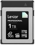 LEXAR Carte Professional CFexpress 1 to Type B Diamond 4.0 Series 3700R/3400W MB/s