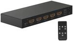 goobay 58490 HDMI Umschaltbox mit Audio Ausgang/HDMI Verteiler unterst&uuml;tzt