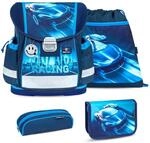Belmil Classy Schulranzen Set 4 - teilig (403-13/AG/S) (Racing Blue Neon 2)