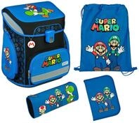 Scooli EasyFit Schulranzen-Set 5-teilig Super Mario II