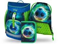 Baagl Schulranzen Jungen f&uuml;r 1. Klasse, Airy Schultasche Set 3-Teilig, Grundschule