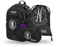 Baagl Schulrucksack Set M&auml;dchen 3 Teilig, Schultasche ab 3. Klasse, Grundschule