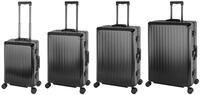 Travelhouse Tokyo Aluminium Reisekofferset 4teilig (55cm + 65cm + 72cm + 77cm,