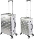 Travelhouse Oslo Kofferset 2-teilig, S-55cm & M-65cm Aluminium Hartschalen Koffer,