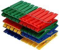 Jean Products 40 x stabile W&auml;scheklammer aus Kunststoff | 40 St&uuml;ck | ca. 7x1x1,5 cm