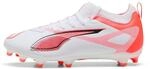 Puma Unisex Kinder Ultra 5 Match Fg/Ag Jr Fussballschuh, Puma White Puma Black