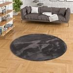 Pergamon Kunstfaser Teppich Wohnzimmer Luxus Super Soft Fellteppich Pearl Anthrazit
