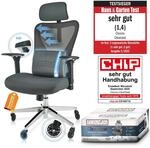 CLOUVOU CleverSeat B&uuml;rostuhl Ergonomisch [TESTSIEGER] Schreibtischstuhl 100%
