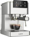 Klarstein SteelPresso Touch Siebträgermaschine – 20-Bar, 1350 W, Edelstahl, Klarstein SteelPresso Touch Siebträgermaschine – 20-Bar, 1350 W, Edelstahl,