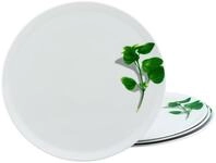 Creatable, BASILIKUM, 4-teiliges Geschirrset, Pizzateller aus Porzellan 