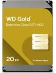 WD Gold 20 TB HDD SATA 6Gb/s Enterprise 8,89 cm 3.5Zoll 512MB cache Festplatte...