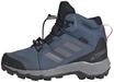 adidas Unisex Kinder Terrex Mid Gore-Tex Hiking Kids Shoes, Wonder Steel/Grey