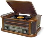 Soundmaster NR560 Nostalgie Stereoanlage mit Plattenspieler Kompaktanlage...