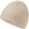 VAUDE M&uuml;tze Moena Beanie II, weich, atmungsaktiv, elastisch und warm, Ecru Uni,