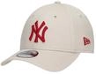 New Era New York Yankees MLB League Essential Beige Rot Verstellbare 9Forty Cap...
