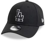New Era Los Angeles Dodgers MLB Pop Outline Schwarz Verstellbare 9Forty Cap -
