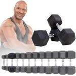 Miweba Sports Hexagon Hanteln HGH100 | 2,5-30kg - 𝐏𝐫𝐨𝐟𝐢 Hantel -