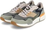 Rieker Herren Schn&uuml;rhalbschuh in gr&uuml;n-Kombi - Gr. 44
