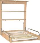 roba Wandwickelregal - Klappbares Wickelregal zur Wandmontage - Wickeltisch mit