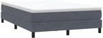 vidaXL Boxspringbett ohne Matratze Dunkelgrau 140x220 cm Samt, Bett,...