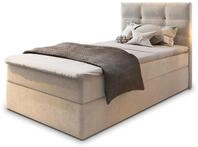 Masseno Boxspringbett GLOS 100 100x200 cm Komplett-Set mit Matratze und Topper,