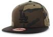 New Era Camo Crown 9Fifty Snapback LA Dodgers Camo Schwarz, Size:M/L