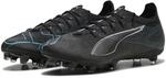 Puma Ultra 5 PRO FG/AG, Unisex Fussballschuh, Puma Black-Puma Silver-Bright Aqua,
