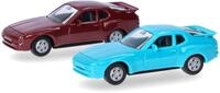 Herpa Modellbausatz Porsche 944, Miniaturmodell im Ma&szlig;stab 1:87, Auto,