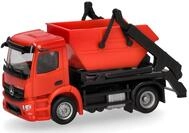 Herpa Modellbausatz Minikit Mercedes-Benz Actros S Absetzkipper AK12, Miniatur im
