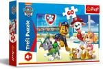 Trefl - PAW Patrol, In der Hundewelt - Puzzle 60 Elemente - Buntes Puzzle mit...
