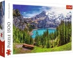 Trefl, Puzzle, Oeschinensee, Alpen, Schweiz, 1500 Teile, Premium Quality, f&uuml;r